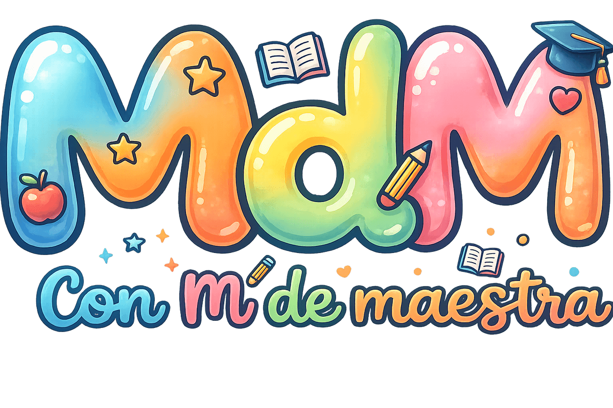 Con M de maestra